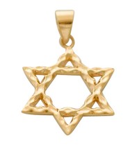 Textured Star of David Pendant